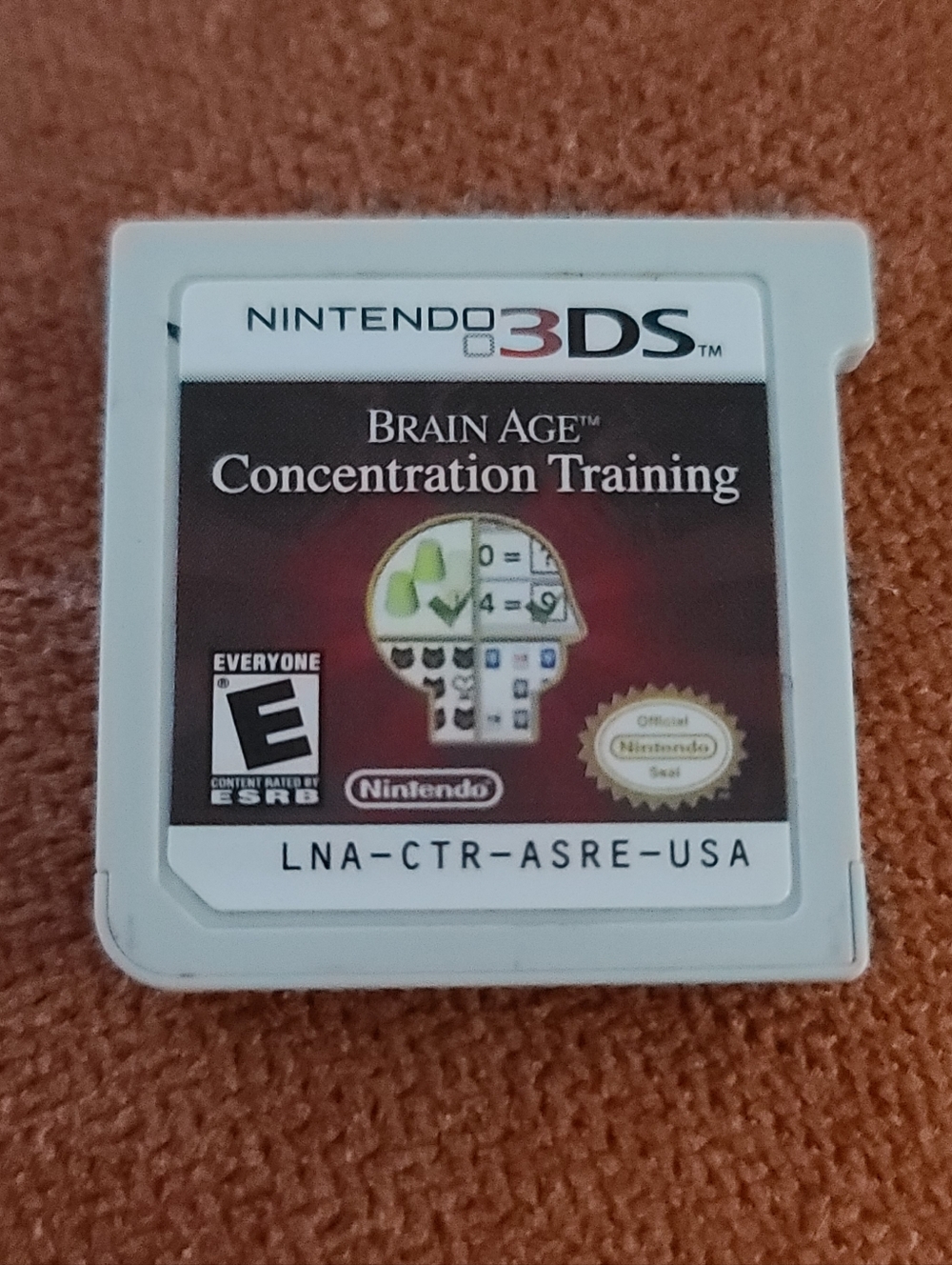 Nintendo 3DS Brain Age: Concentration Training, Game Only